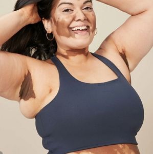 Girlfriend Collective Paloma Bra in Midnight